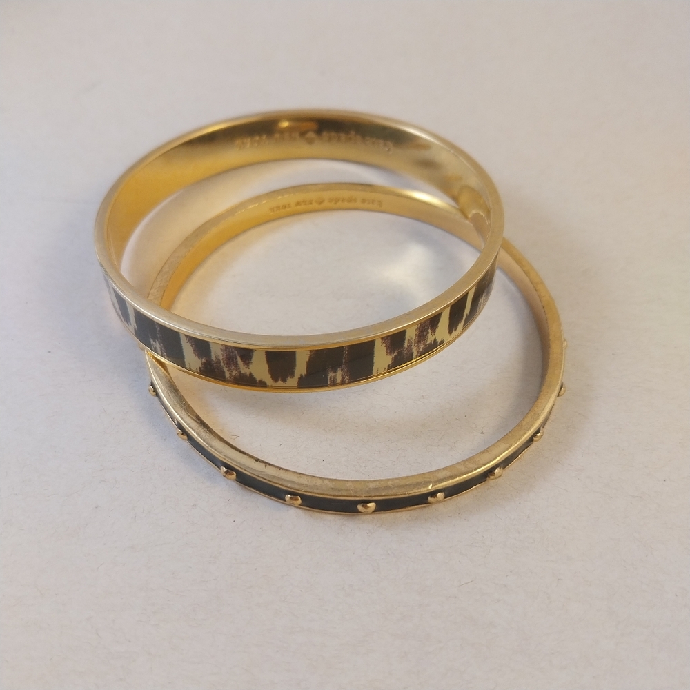 Kate Spade Gold and Black Bracelet Duo - Picture 12 of 16